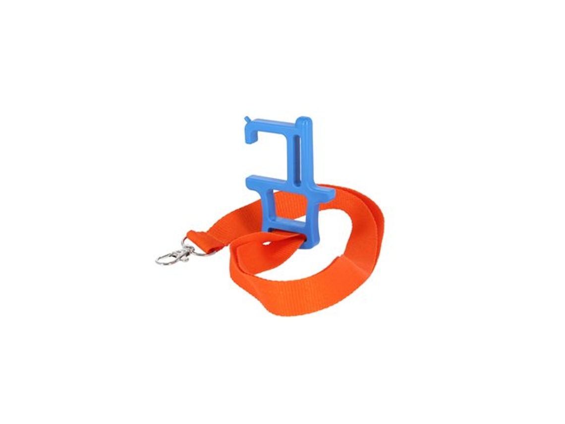 Touch-it Antibacteriano Lanyard Azul
