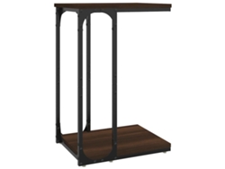 Mesa auxiliar de roble, marrón, MAISON EXCLUSIVE (40 x 30 x 60 cm)