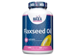 Aceite de linaza orgánico 1000 mg, 100 cápsulas blandas Haya Labs