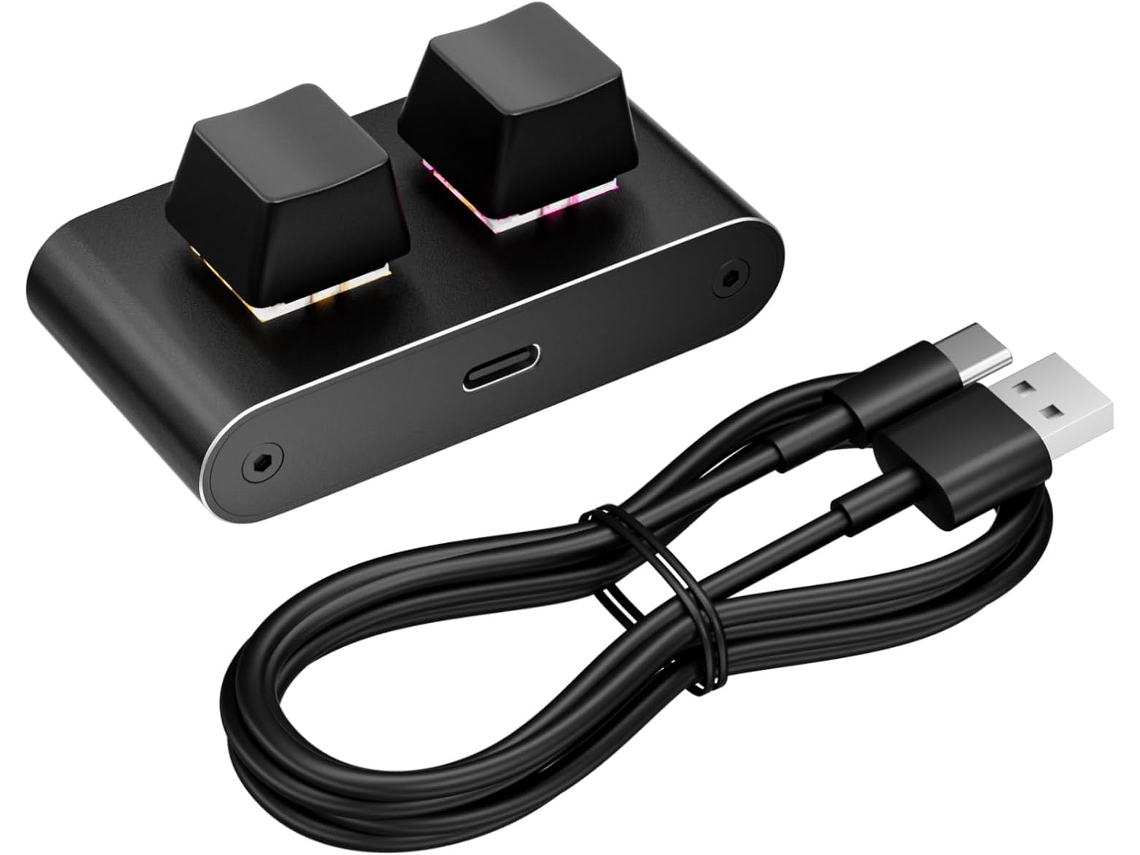 Dos Teclados De Aluminio Con Cable Y Función De Acceso Directo De Copia, Resistentes A
