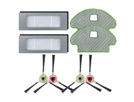 Filtro de panos de esfregão para acessório de peças de escova lateral irobot roomba