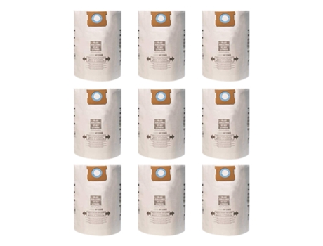9 piezas para Shopvac15-22 bolsas de polvo de galones bolsas de filtro de repuesto accesorios para aspiradoras