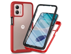 Protetor De Tela Céu Estrelado Com Película Pet Integradavermelho Vivo - Motorola G13/g23