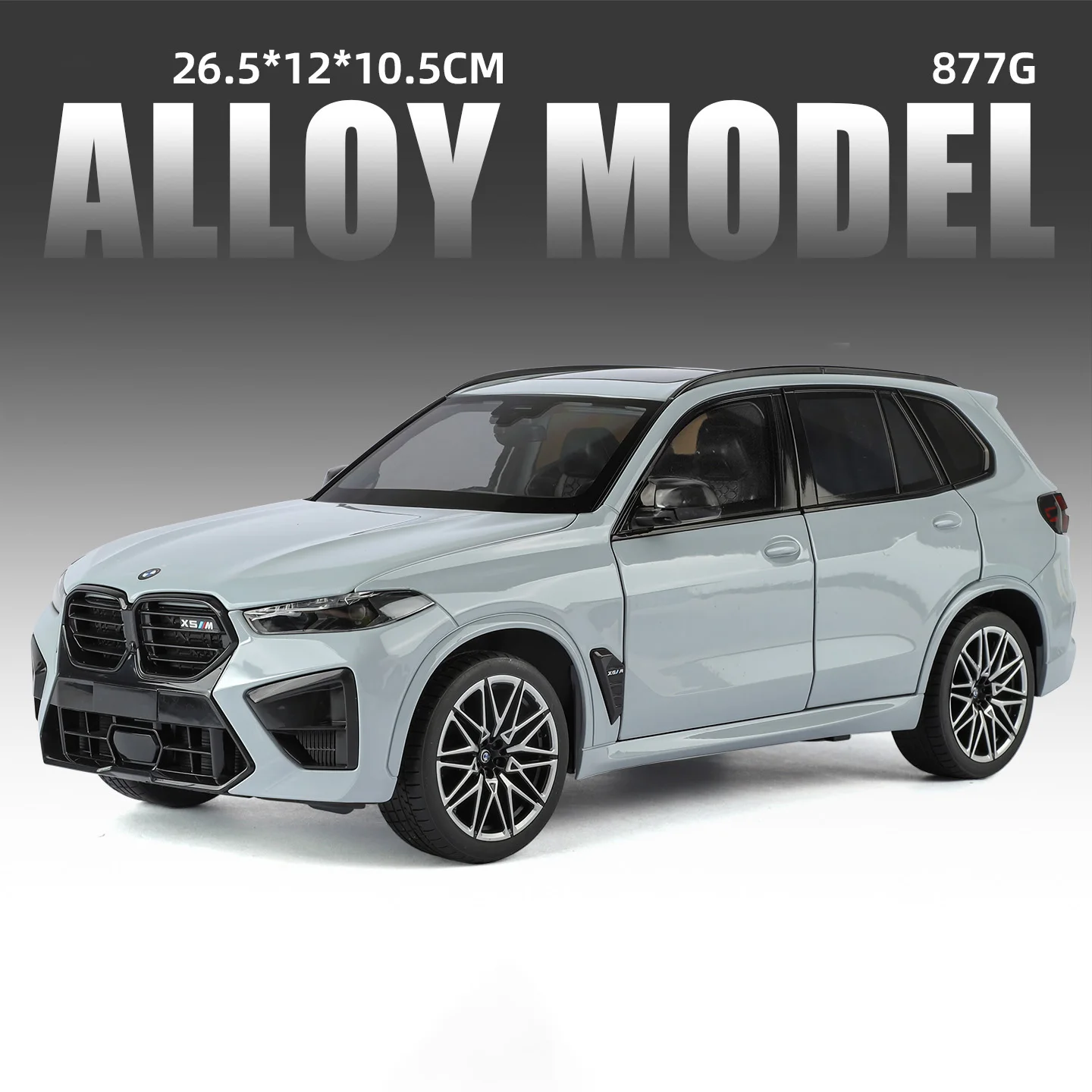 (gris) Modelos De Coches De Aleación A Escala 1:18 Y Modelos De Coches De Juguete