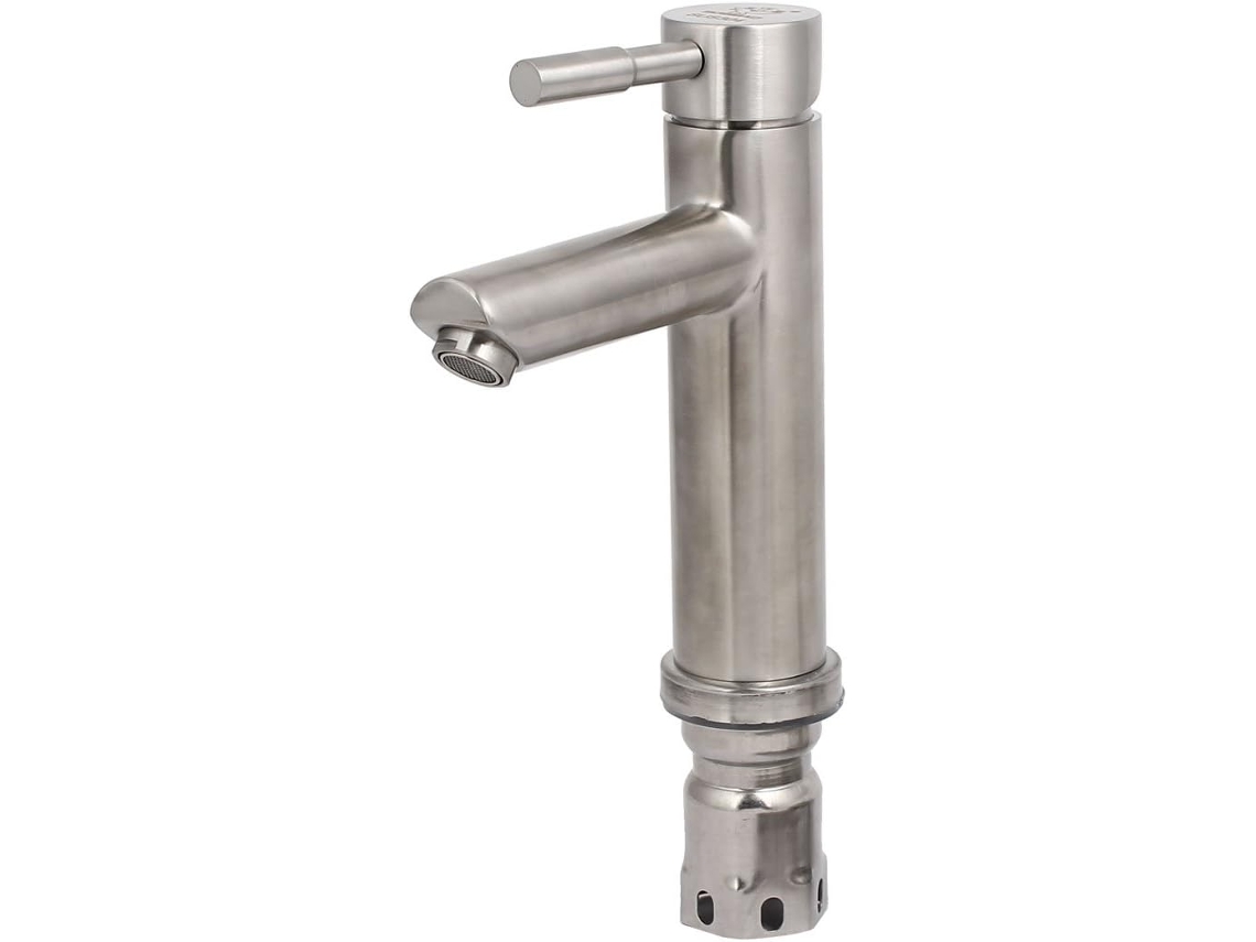 Juego De Grifo De Lavabo De Acero Inoxidable 304 Con Monomando Y Doble Modo Para Cocina (6f30556d...