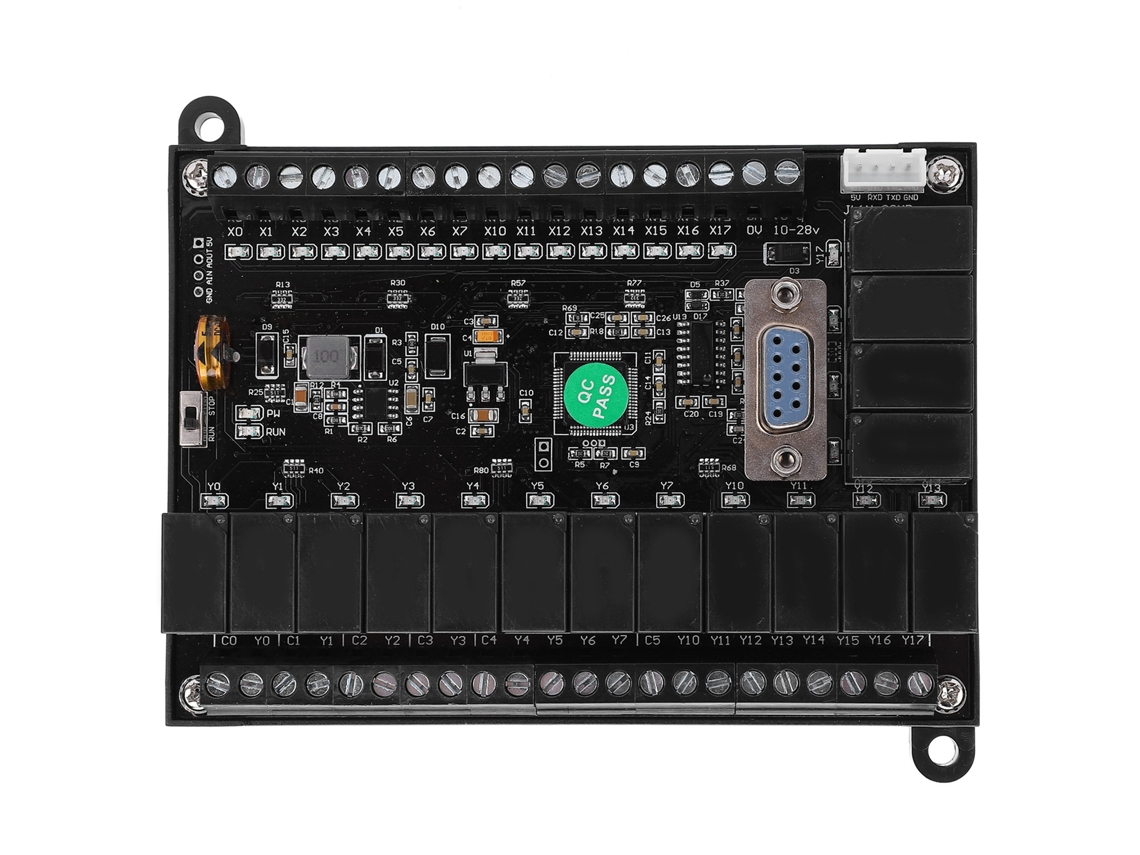 Placa De Control Plc Controlador Programable Módulo De Retardo De Relé Con Analógico Fx1n‑32mr Dc10‑28v