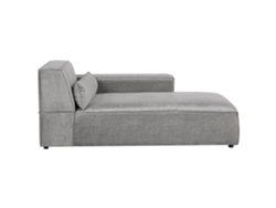 Chaise longue izquierdo BELIANI Hellnar de Poliéster Gris 102x176x70