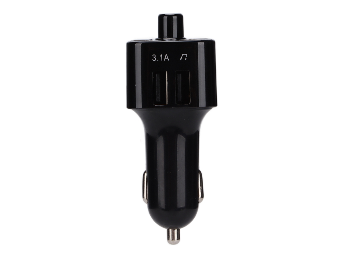 Transmisor De Audio Bluetooth Inalámbrico Para Coche Con Función Manos Libres Y Adaptador De Radio Fm Para Coche