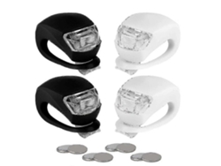 Rebe-conjunto De Luces Led Para Bicicleta, Luces De Emergencia Delantera Y Trasera Para Ciclismo De Noche 6 Piezas
