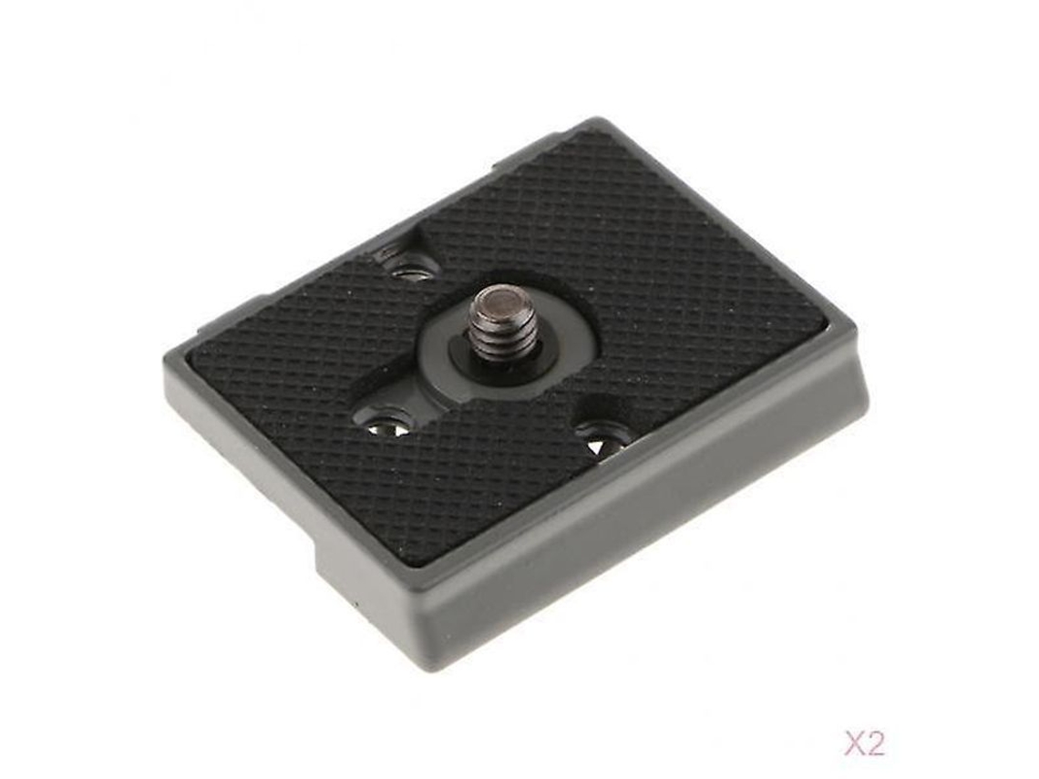 Paquete De 2 Placas De Liberación Rápida Compatibles Con Manfrotto 200pl-14 496 Rc2