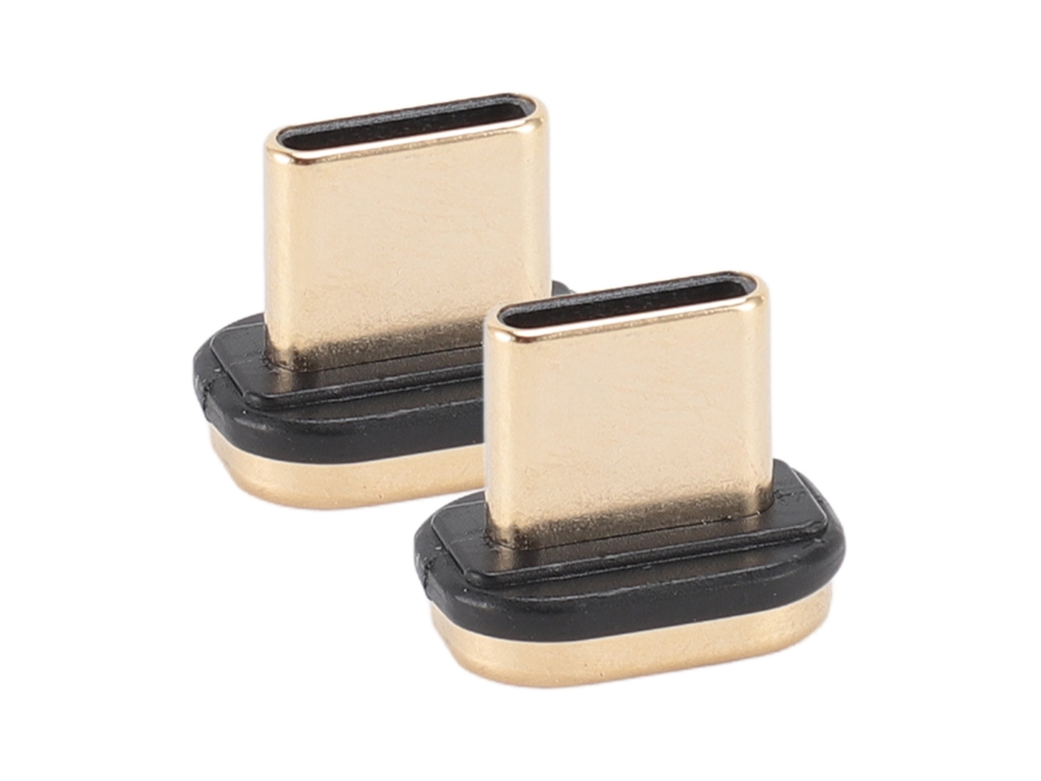 2pcs Plugues De Porta Usb C Metal Placado A Ouro Protetores Anti-poeira Para Ios 15 Galaxy S23