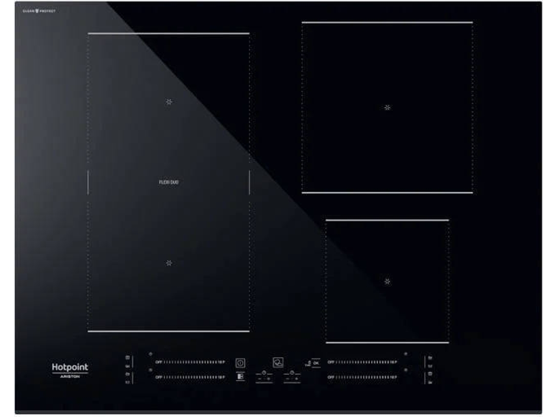 Placa de Inducción HOTPOINT HS 1865C CPBF (Eléctrica - 65 cm - Negro)