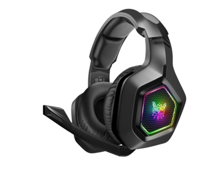Auriculares para Juegos para Ps4 Ps5 Estéreo Envolvente Auriculares para Juegos de 3 5 mm con micrófono y luz de Arco Iris Rgb para Xbox One Pc Lap...