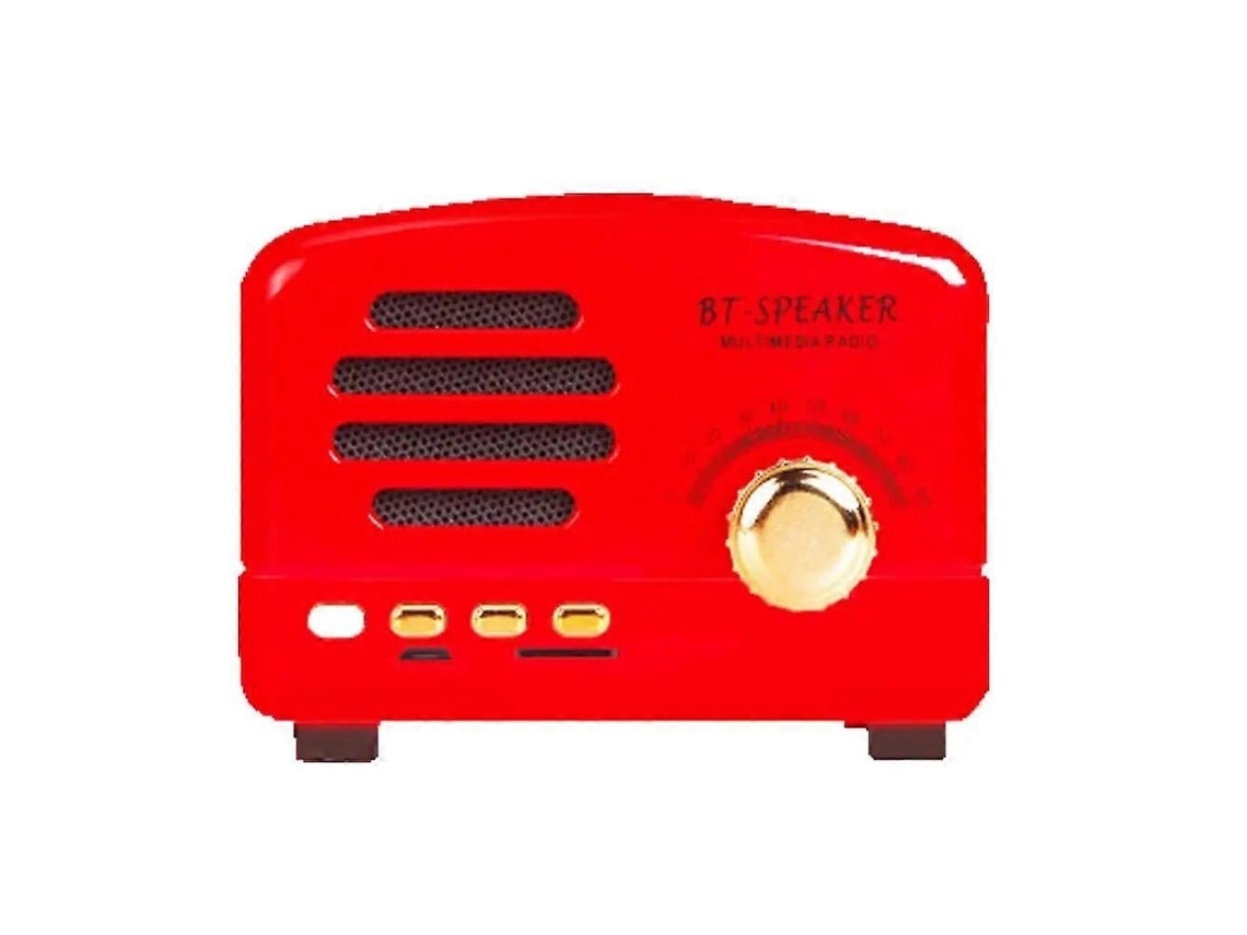 Mini altavoces estéreo inalámbricos Bluetooth retro con sonido de alta fidelidad y reproductor de música Chaberlu