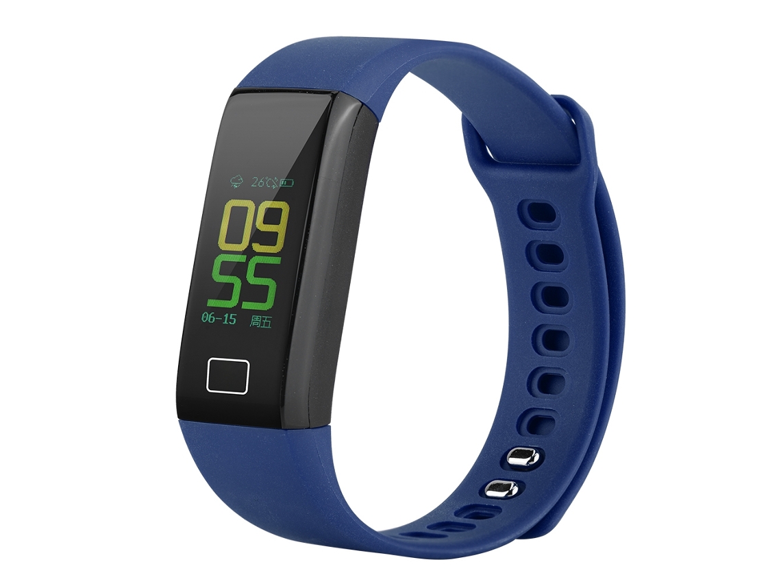 Pulsera Inteligente Monitor De Frecuencia Cardíaca Y Oxígeno En Sangre Pulsera Inteligente Deportiva Dc88 Azul