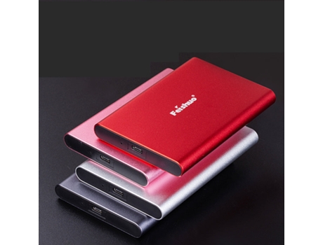 Disco Duro Externo SSD SLOWMOOSE Portátil para Laptop Tipo C USB 3.1 (Rojo - 1 TB)