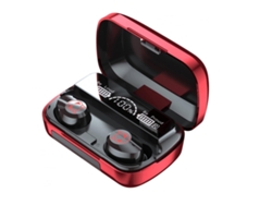 Auriculares YIZHOOD True Wireless Bluetooth Rojo