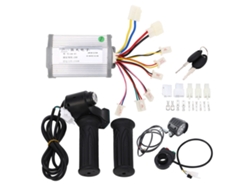 2026-kit Controlador Motor Brush 24v 1000w Acelerador Giratorio Interruptor Luz Delantera Bicicleta Eléctrica