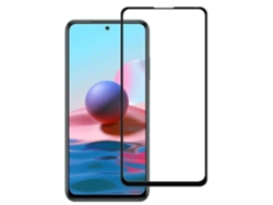 EVELATUS Full Cover 2.5D Glass Xiaomi Note 10S \ Poco M5S Antiestático / Pegamento Japonés Negro