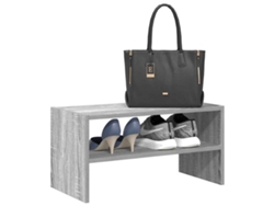 Zapatero | Armario Zapatero Apilable Gris Sonoma 60x30x30,5 Cm