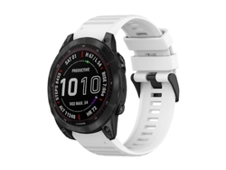 Bracelete de Smartwatch para Garmin Fenix 7 Safira Solar 22Mm Branco 
