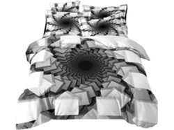 Juego Ropa Cama Piezas Hombre Juego Funda Nórdica Almohada Estampado 200x200 Cm 50x75 140x200 220x240