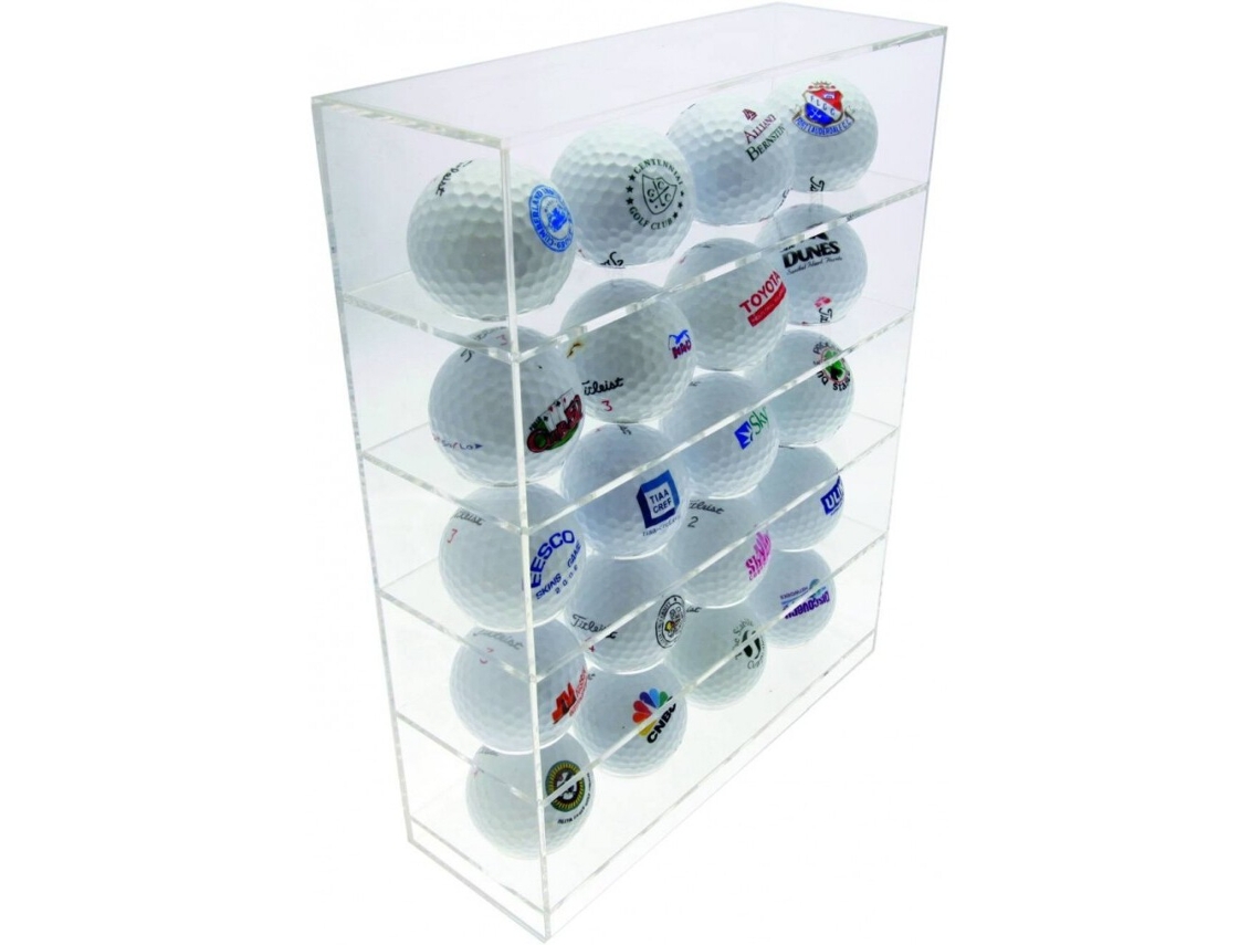 Expositor de madera 20 bolas LONGRIDGE plexiglace