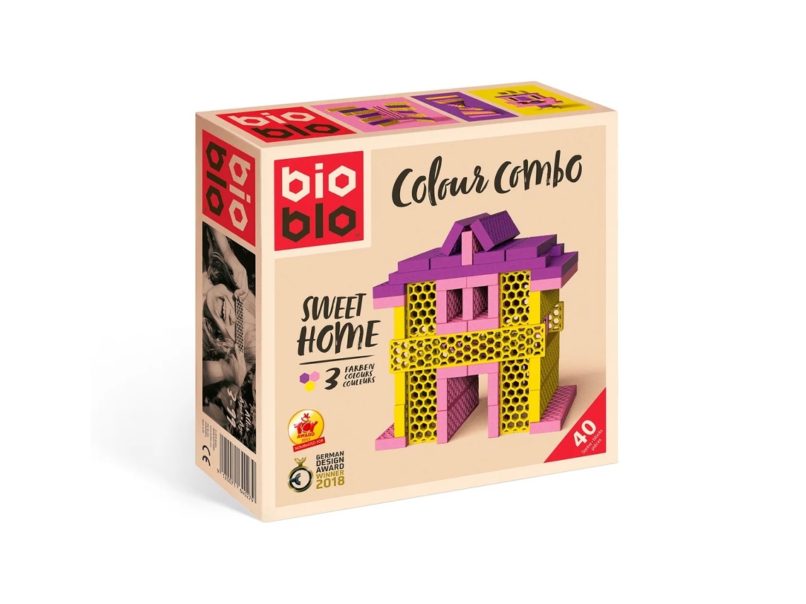 BIOBLO Sweet Home 40 Blocks BIOBLO (3 años)