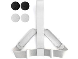 2026-correa De Repuesto Para Auricular Vr Con 4 Tapones De Joystick, Accesorio De Tejido Blanco