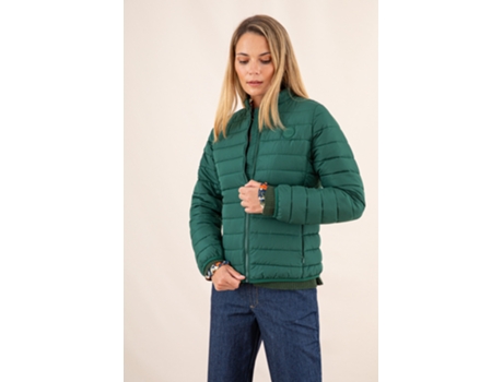 Plumífero de Mujer THROTTLEMAN Poliéster Verde (M)