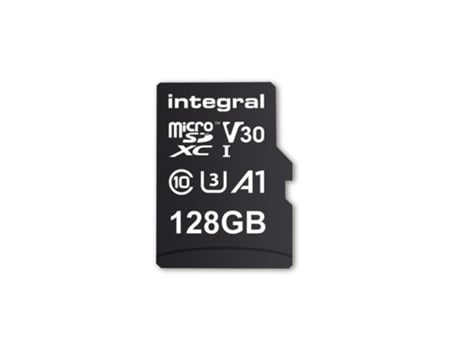 Integral Inmsdx128G-100V30 Tarjeta Micro Sd de 128 Gb Microsdxc Uhs-1 U3 Cl10 V30 A1 Hasta 100 Mbs Lectura 45 Mbs Tarjeta de memoria de escritura M...