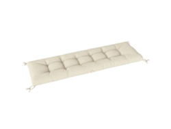 Cojín Palé Con Correas 198x65x13 Cm Tumbona Beige