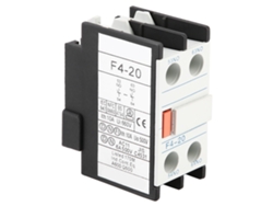 8 Unidades Bloque De Contacto Auxiliar F4-20 2no Para Contactores Ac Series Cjx2 Cjx4 Lc1