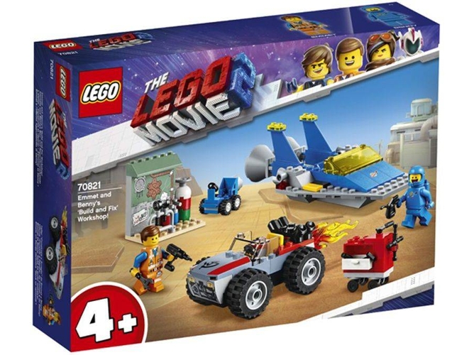 LEGO The LEGO Movie 2: Taller "Construye y arregla" de Emmet y Benny - 70821 (Edad Mínima: 4 - 117 Piezas)