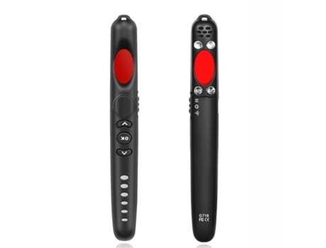 Detector de señal Rf y alarma de autodefensa personal Escáner multifuncional Lente de cámara antiespías Escaneo de puertos y orificios de BISBISOUS...