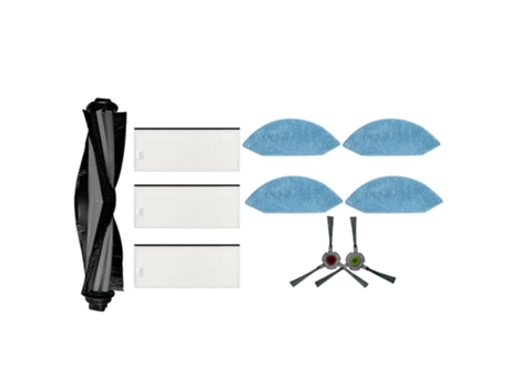10 peças para kit de esfregona com filtro de aspirador de pó robótico ecovacs u2 dgn22