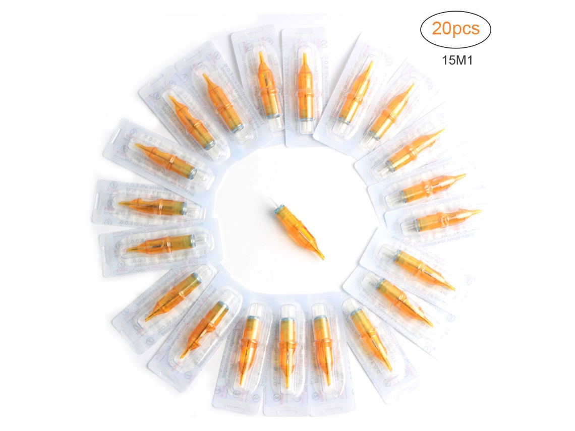 Agujas desechables para tatuajes (esterilizadas, de acero inoxidable)