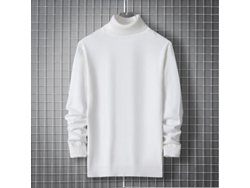 2026-jersey De Cuello Alto Para Hombres Invierno Casual Tejido Slim Fit Moda Harajuku Poliéster Manga Larga