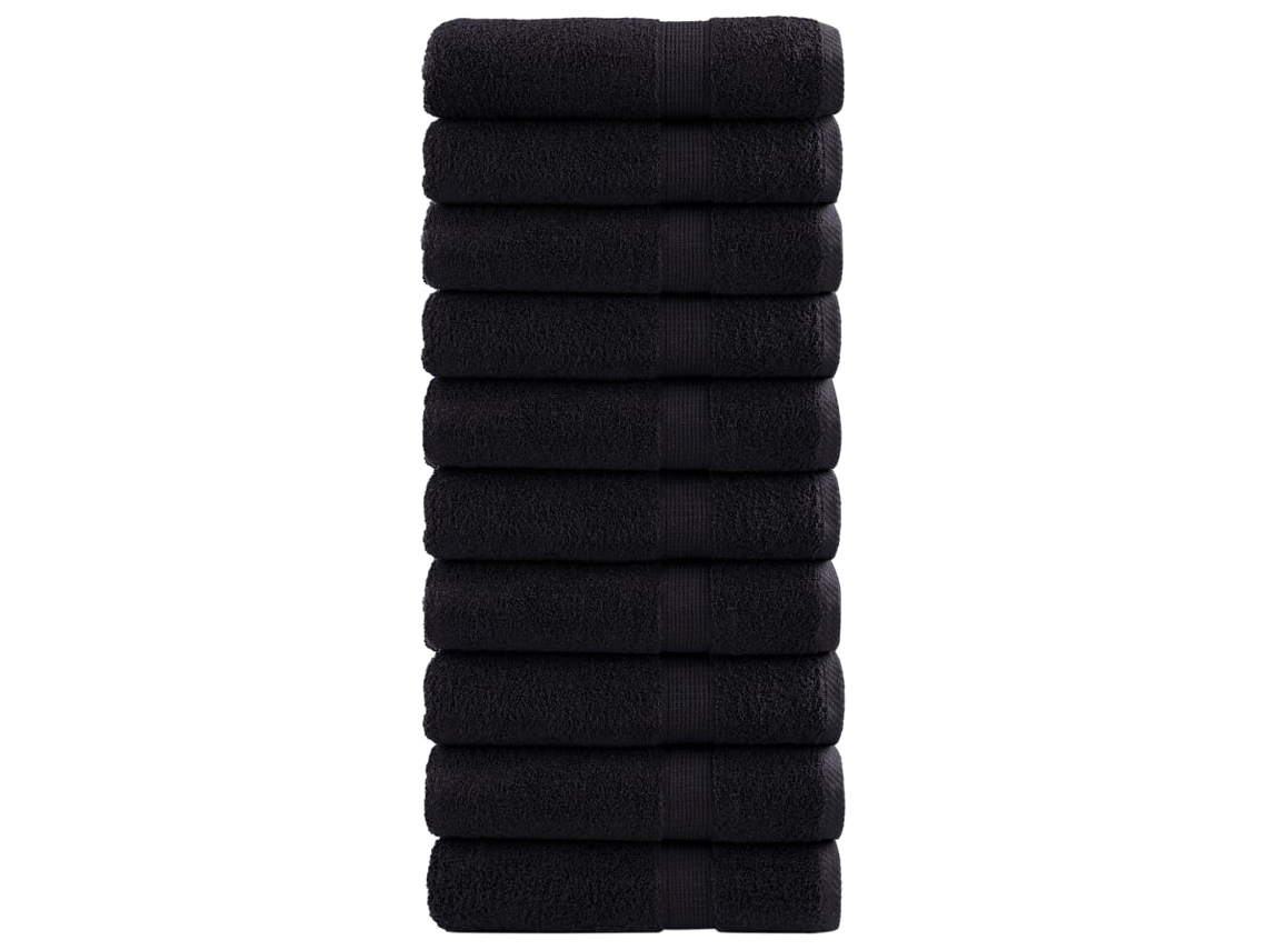 Toalla Lovely Home Solund Gsm Negro (100x150)