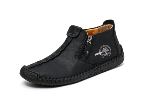 Zapatillas SLOWMOOSE Vintage pu cuero pisos botines (Talla: 6)