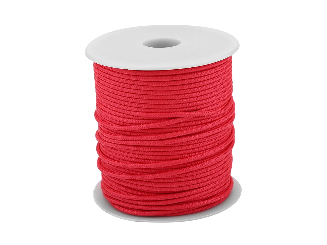 Línea de monedas para cañón lanzador 2 mm 50 m rojo