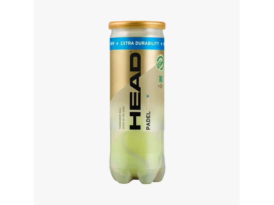 BOTE 3 PELOTAS HEAD Padel PRO S
