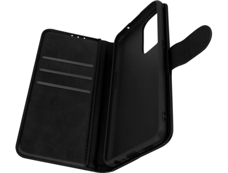 Carcasa Oppo A94 5G AVIZAR Cuero Ecológico Negro