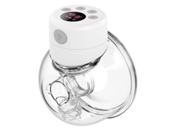Extractor de leche eléctrico portátil, manos libres e indoloro, con 3 modos de funcionamiento y recargable. s12 Blanco Un Solo Lado Yunzii