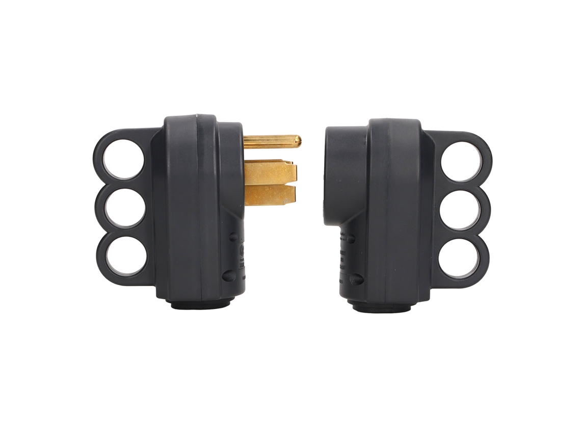 Yncm2026-conector De Energía Para Rv Kit Adaptador Receptáculo Macho Hembra 4 Pines 50a Anillo De Tracción Trasero