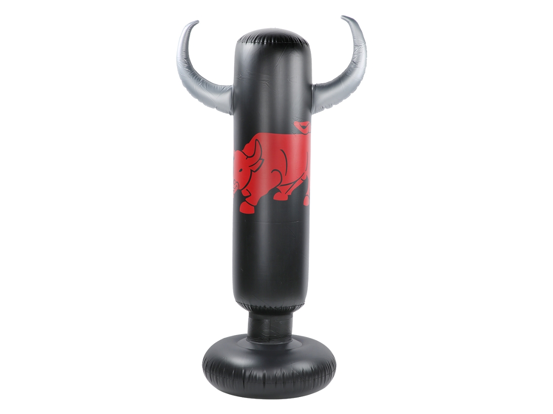Bolsa de arena de boxeo inflable de dibujos animados para adultos para entrenamiento y descompresión.
