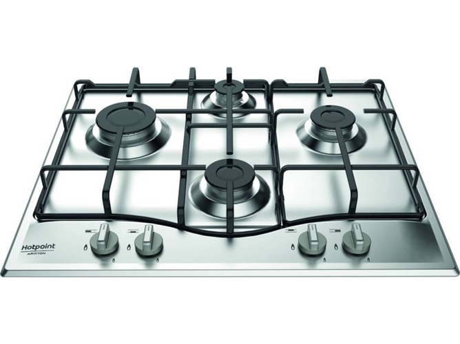 Placa de Gas HOTPOINT PCN 642 IX/HAR (Gas Butano-propano - 60 cm - Inox)