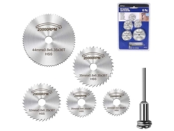 6 Discos De Corte Hss Para Herramienta Rotativa, Laminas De Sierra Circular Mini Para Madera Plastico Metal