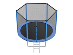 Trampolín De Exterior Succebuy 305 X 228 Cm Cama Elástica Para Niños Postes Rectos