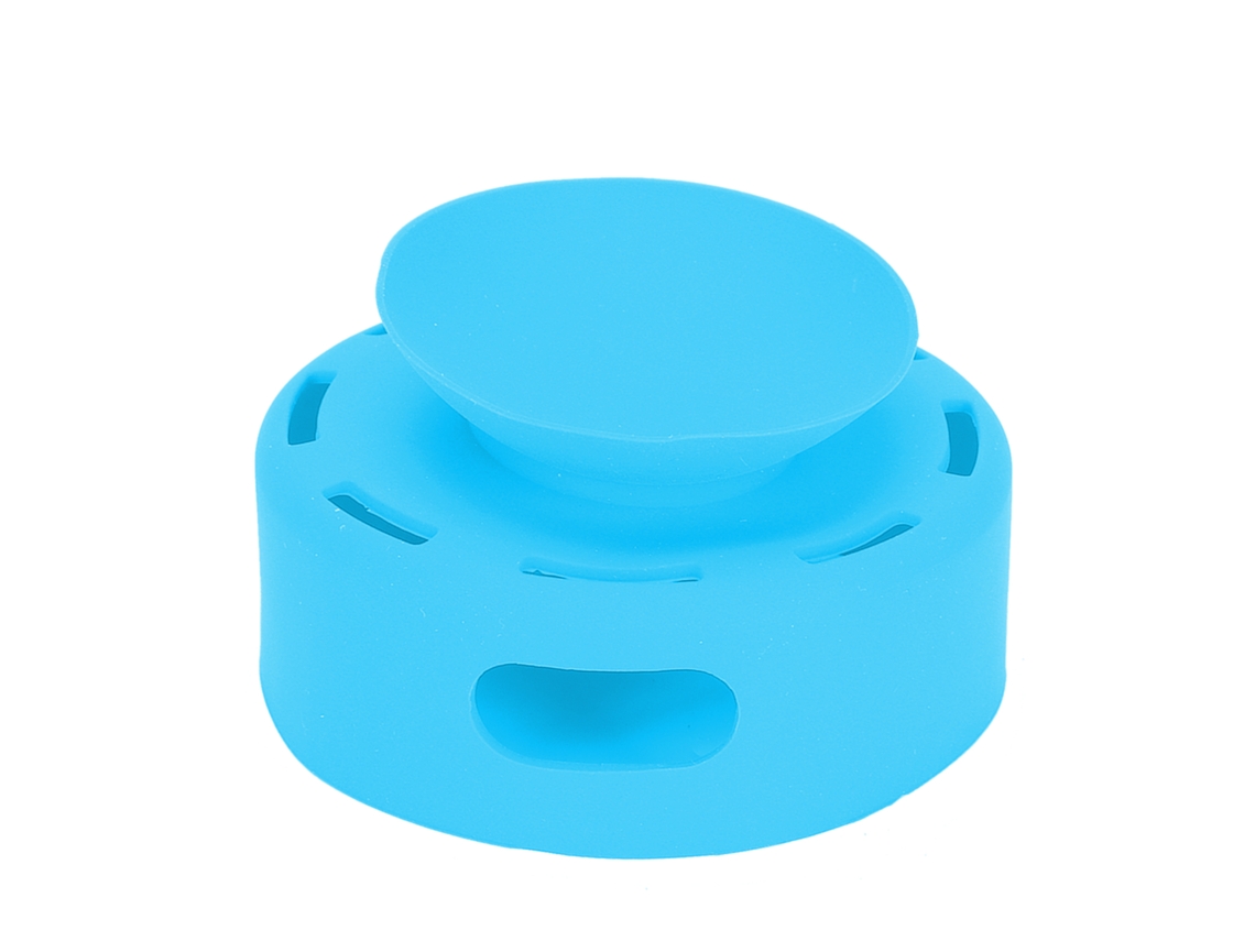 Capa De Silicone Protetora Com Suporte De Ventosa Para Alto-falante Dot 2 Espaço Econômico Azul